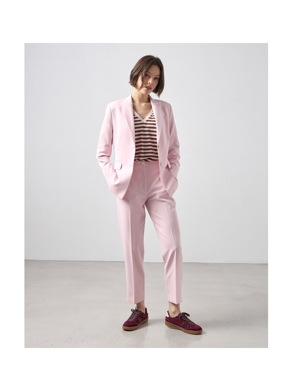 Παντελόνι cigarette σε κρεπ υφή Passagrer 21037