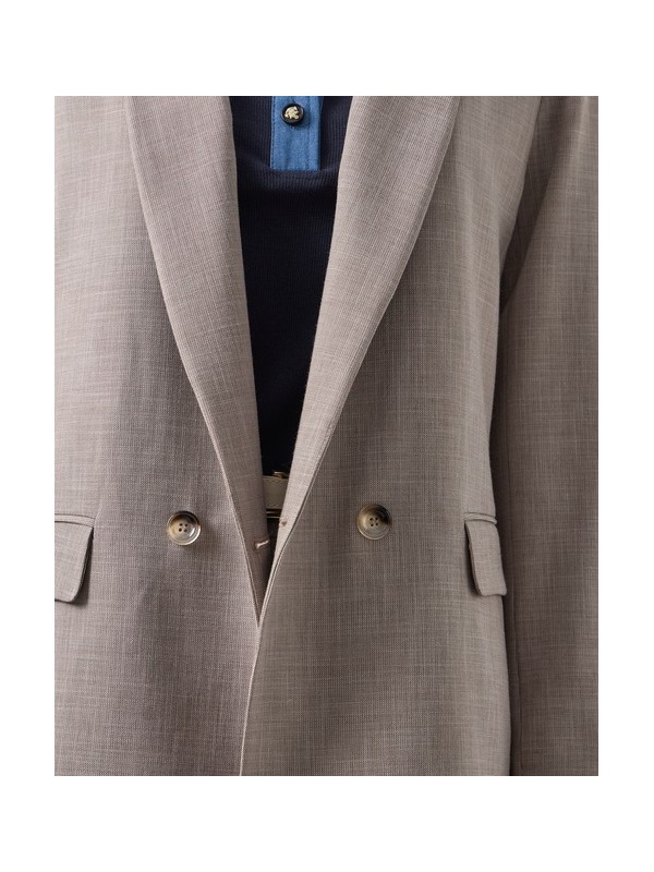 Σακακι σταυρωτο με γιακα Passager 81007