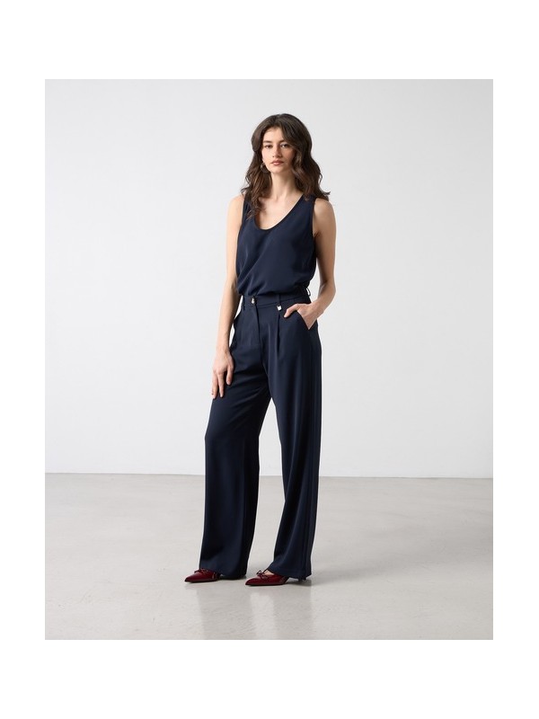 Παντελονα κρεπ με πιετες Passager 21056