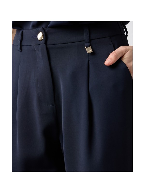 Crepe pants with pleats Passager 21056