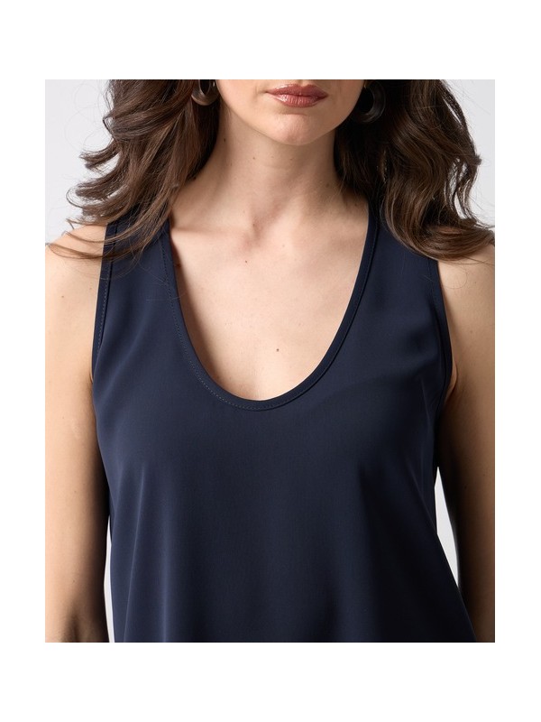 Sleeveless crepe blouse Passager 41062