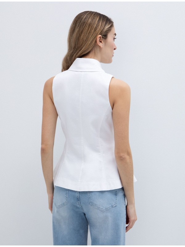 Denim effect vest toi&moi 40-0868-126