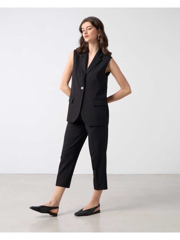 Tailored fit vest with collar Passager 11006