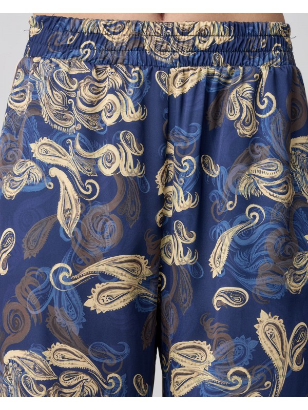 Παντελόνα εμπριμέ με ελαστική μέση Passager 21042