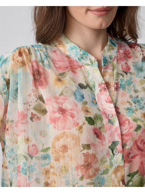 Πουκαμισο φλοραλ με μαο γιακα Passager 51035
