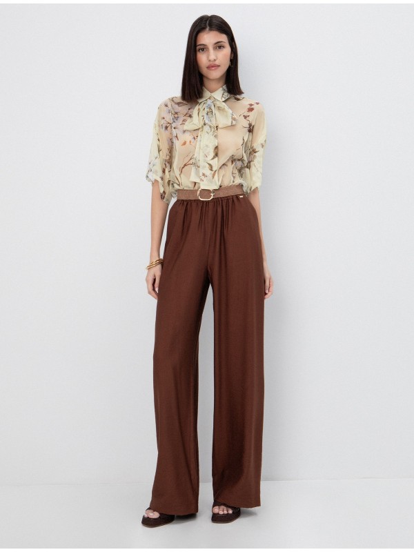 Floral shirt with ribbon toi&moi 30-5767-126