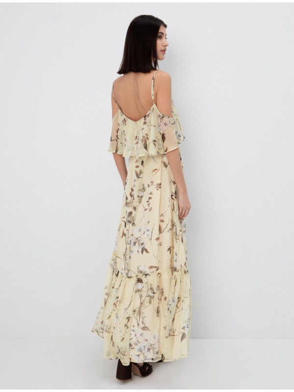 Floral dress with ruffles toi&moi 50-6789-126