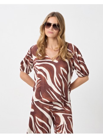 Μπλούζα με zebra print...