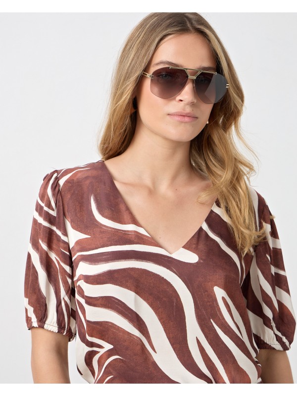 Zebra print blouse Passager 41161
