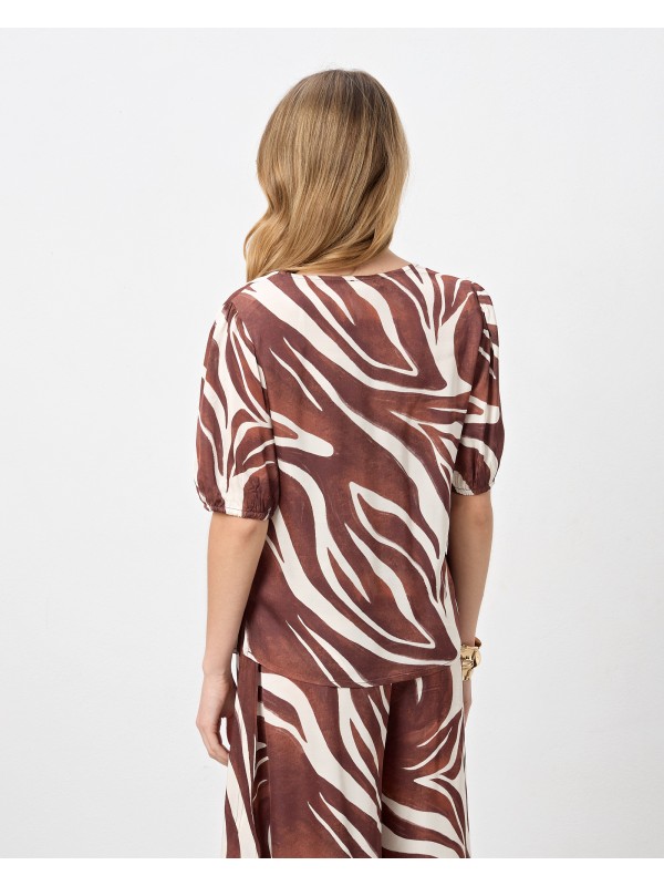 Μπλούζα με zebra print Passager 41161