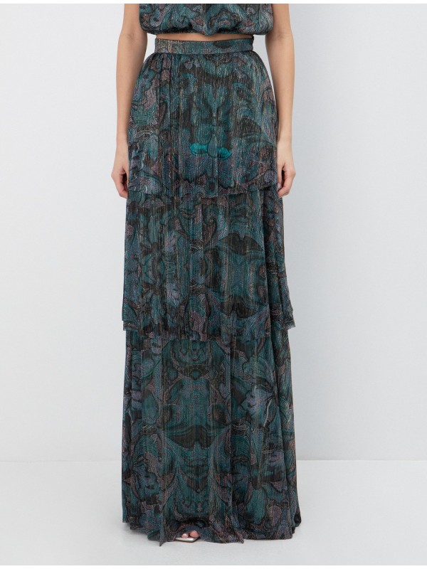 Layered floral maxi skirt Toi&moi 10-4032-126