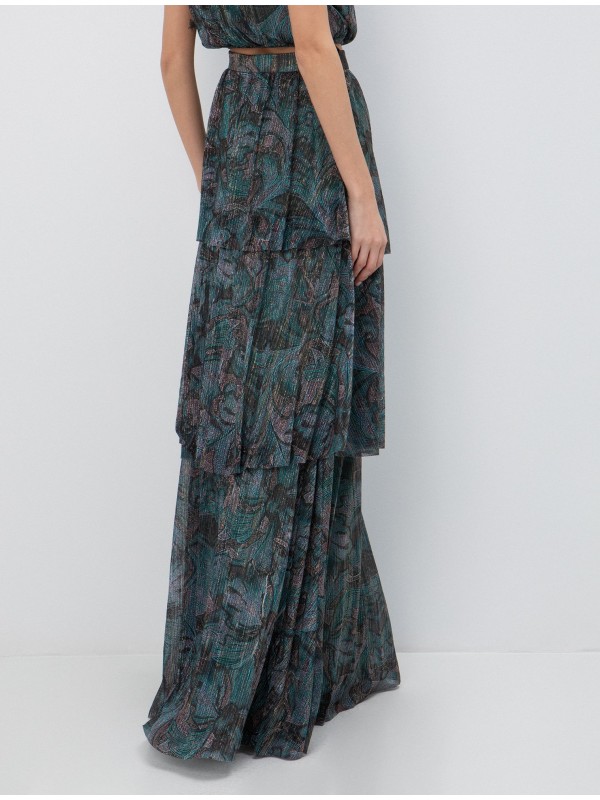 Layered floral maxi skirt Toi&moi 10-4032-126