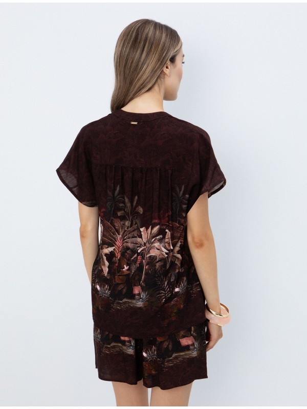 Tropical print blouse toi&moi 30-5817-126