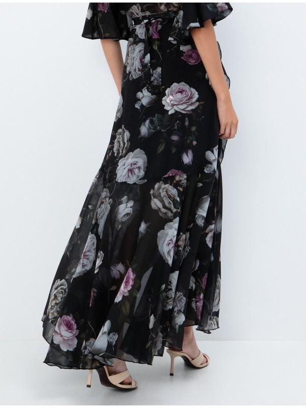 Wrap midi φούστα φλοράλ toi&moi 10-4044-126